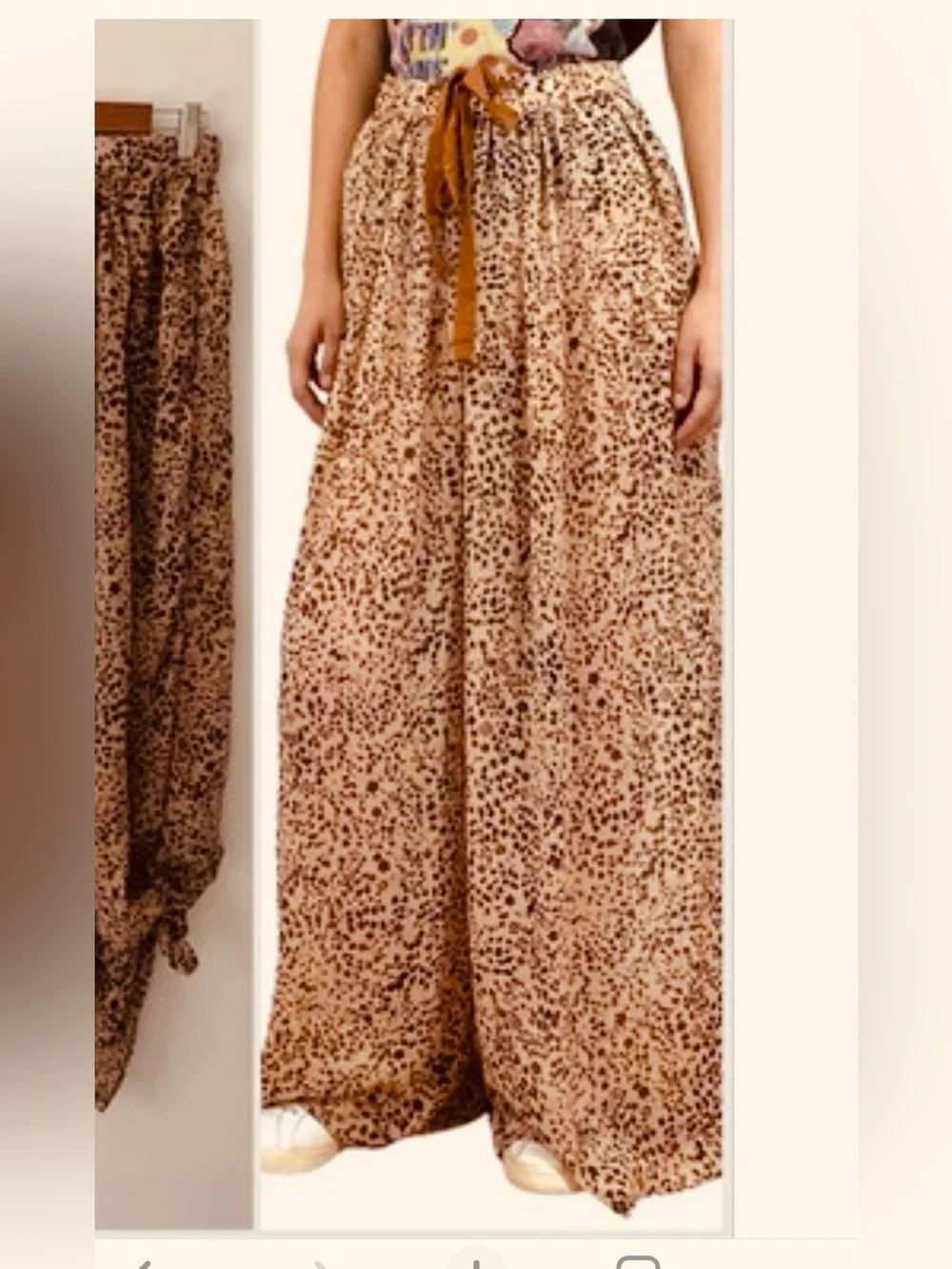 Free People Intimate Leopard Print Pants
